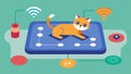 A stateoftheart play mat that uses sensors to map out your pets play patterns and suggests different games to keep them