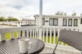 Static caravan Holiday Park Royalty Free Stock Photo