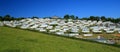 Static caravan park Royalty Free Stock Photo