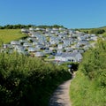 Static caravan park Royalty Free Stock Photo