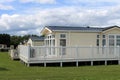 Static caravans in holiday park