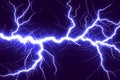 Static electricity. Design of lightning with static electricity. Blue electric discharge, plasma and energy background.