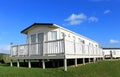 Static home on caravan site Royalty Free Stock Photo