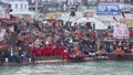 Static shot of Ganga Arti,Har Ki Pauri,Haridwar.