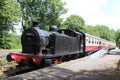 Static steam train Dales Countryside Museum Hawes Royalty Free Stock Photo