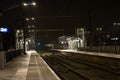 Station Arnhem Zuid at night