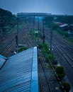 Cakung Station Royalty Free Stock Photo