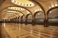 Station of the Moscow metro station Mayakovskaya Moscow