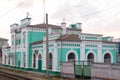 The station of the Moscow region station Golitsyno Royalty Free Stock Photo