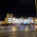 Valencia-Station of night-Spain Royalty Free Stock Photo