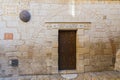 Station 5 of the Via Dolorosa in the old city of Jerusalem, Israel.