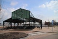 Station Waddinxveen Triangel of R-NET, a light rail train between alphen and gouda in the Netherlands