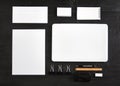 Stationary mock up for identity design template Royalty Free Stock Photo