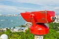 Stationary observation binoculars at Pattaya