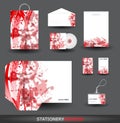 Stationery design set in vector format Royalty Free Stock Photo