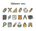 Stationery icons