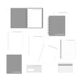 Stationery mockup set for corporate identity design Royalty Free Stock Photo