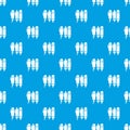 Stationery pattern vector seamless blue Royalty Free Stock Photo