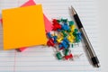 stationery pen notebook white supply