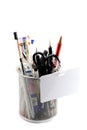 Stationery pencil case Royalty Free Stock Photo