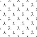 Stationery scissors pattern vector