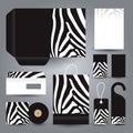 Stationery set design / Stationery set template. Royalty Free Stock Photo