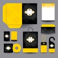 Stationery set design / Stationery set template. Royalty Free Stock Photo