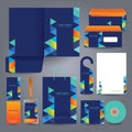 Stationery set design / Stationery template.