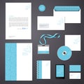 Stationery template design. Royalty Free Stock Photo