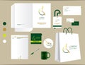 Stationery template design set