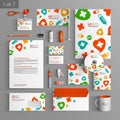 Stationery template design