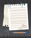 Stationery vector set Royalty Free Stock Photo