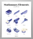 Stationnary elements Isometric pack