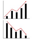 Statistic icon flat vector design