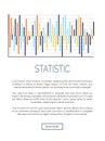 Statistic Infographic with Explanatory Text, Data Royalty Free Stock Photo