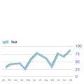 Statistical data graphic chart