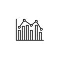 Statistical Process line icon