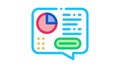 Statistician Report Spoken Icon Animation