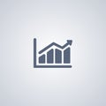 Statistics, chart, vector best flat icon