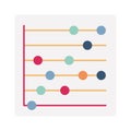 Statistics flat vector icon which can easily modify or edit Royalty Free Stock Photo