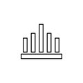 statistics icon. Element of finance for mobile concept and web apps icon. Thin line icon for website design and development, app Royalty Free Stock Photo