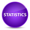 Statistics elegant purple round button