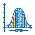 statistics math science education icon doodle illustration Royalty Free Stock Photo