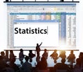 Statistics Stats Analysis Research Economic Financial Concept Royalty Free Stock Photo