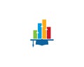 Stats Report Education Icon Logo Design ELement