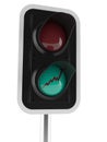 Stats up concept on traffic light Royalty Free Stock Photo