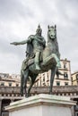 Statua Equestre di Ferdinando I di Borbone in Naples, Italy