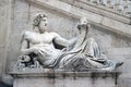 Statua Tevere n.2 Royalty Free Stock Photo