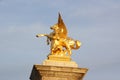 Statue above Pont Alexandre III Alexandre III Bridge