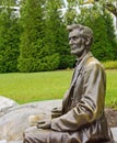 Statue of Abraham Lincoln in Gettysburg Royalty Free Stock Photo